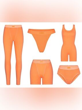 5 Piece SET - SKIMS Cotton Rib